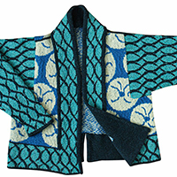 Aquarius Jacke Creme-Blau (S-L)