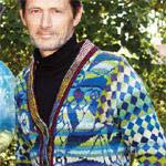 Mosaik Herren-Cardigan