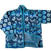 Flora Jacke (blau)